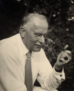 Portrait of Carl Jung, psychologist and psychiatrist